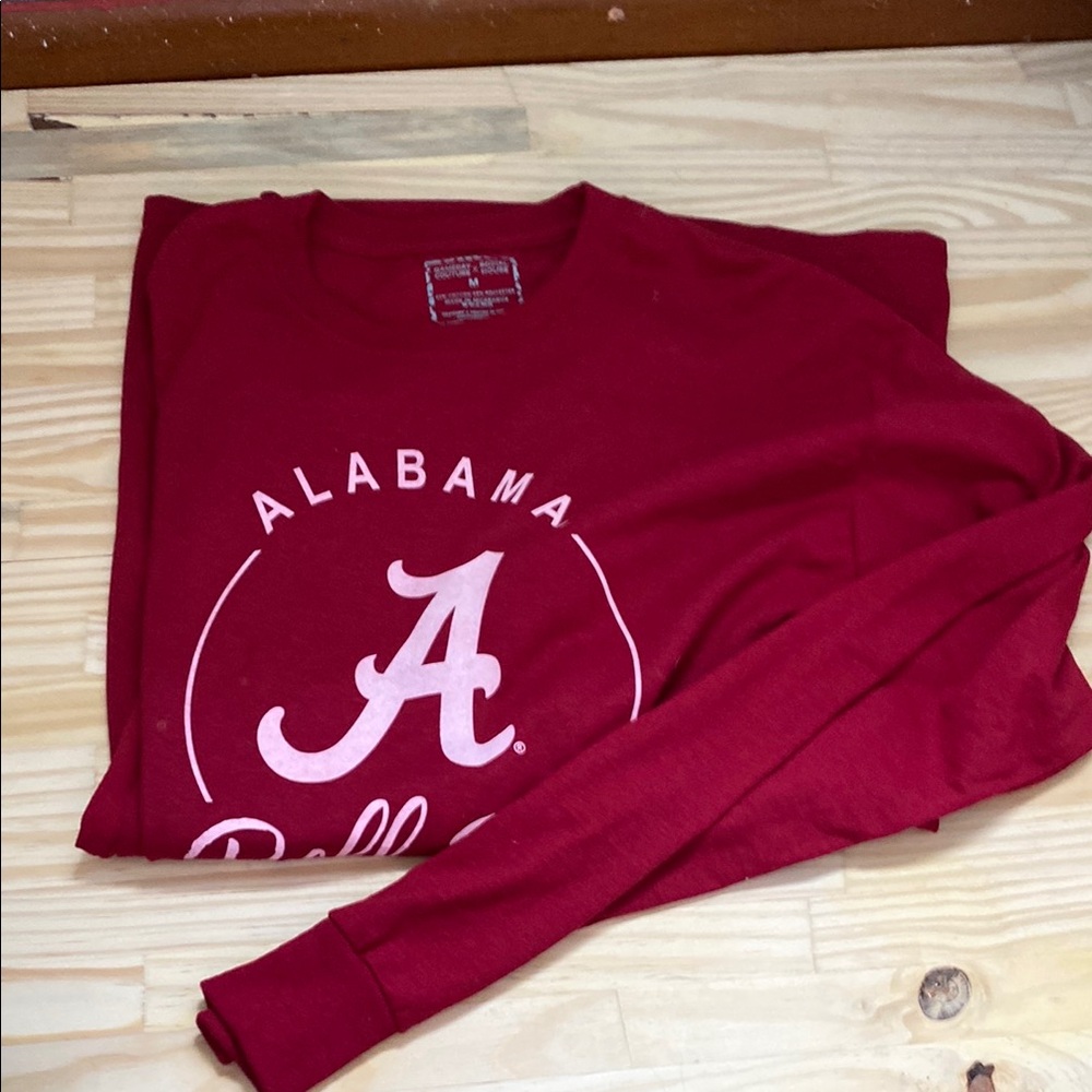 Alabama Crimson Long Sleeve Shirt